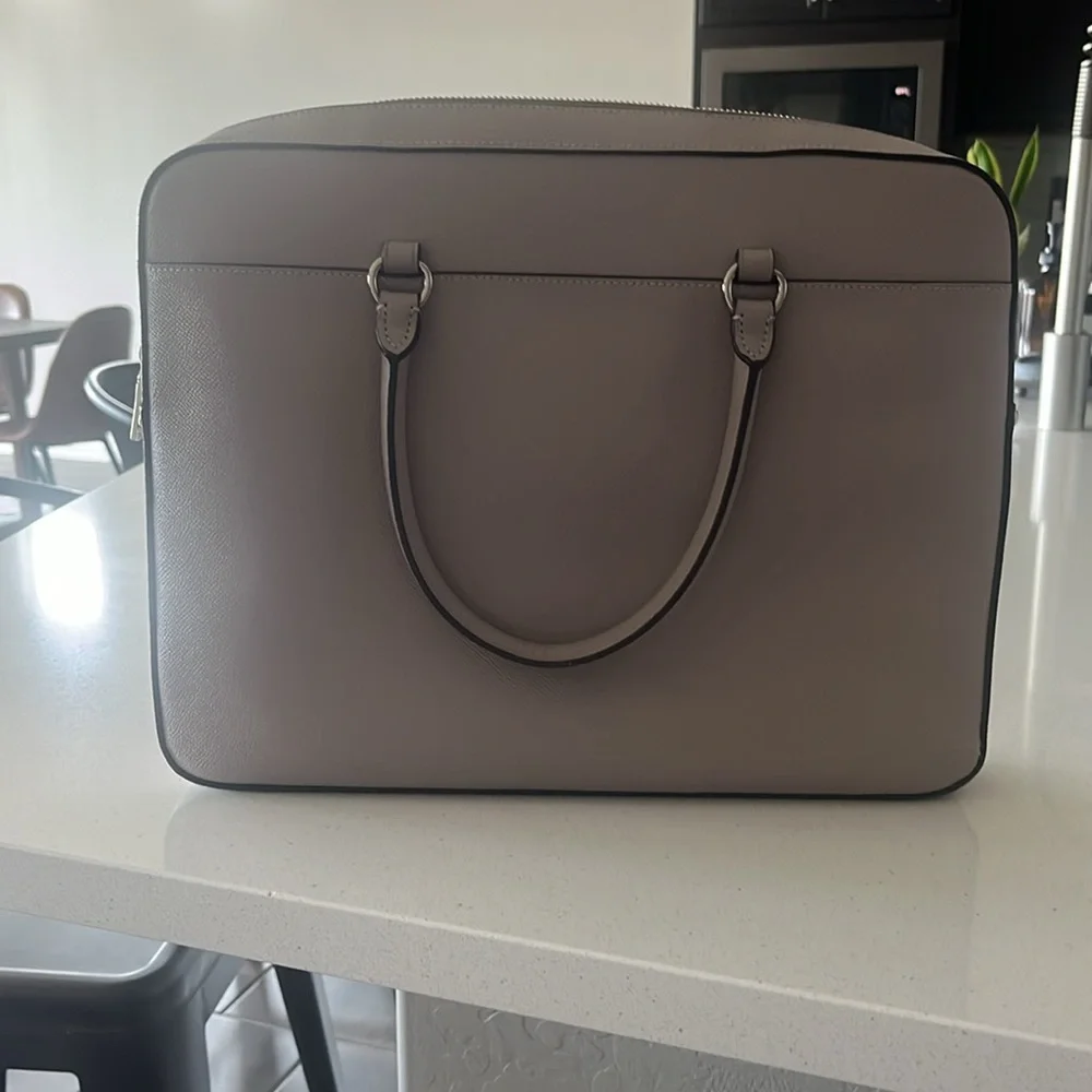 Coach Elegant Gray Laptop Bag - Picture 2 of 3
